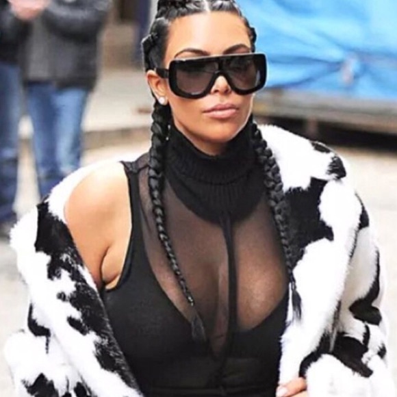 Oversized Black Sunglasses - Picture 2 of 6